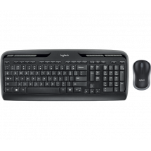 Клавиатура + Мышь Wireless Logitech MK330, Multimedia, Low-profile, Quiet typing, 2xAAA/1xAA, Black
