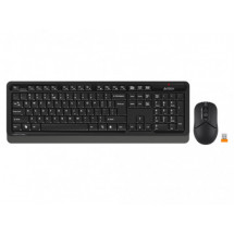 Клавиатура + Мышь Wirelss A4Tech FG1012S, Fn Keys, Splash Proof, Silent Mouse, 1xAA/1xAA, Black