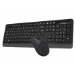 Tastatura + Mouse Wireless A4Tech FG1012S, Fn Keys, Splash Proof, Silent Mouse, 1xAA/1xAA, Black