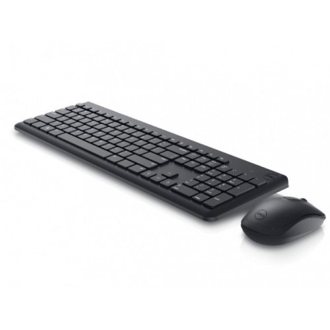 Клавиатура Wirelessell Dell KM3322, Multimedia keys, Sleek lines, Compact size, 2xAA/2xAAA, Black