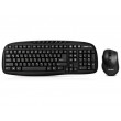 Tastatura + Mouse Wireless SVEN KB-C3600W, Multimedia,  Nano rec., 2.4GHz, 1xAA/2xAAA, Black