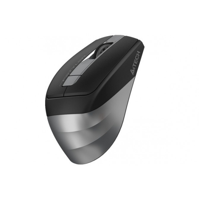 Мышь A4Tech Wireless FG35, Optical, 1000-2000 dpi, 6 buttons, Ergonomic, 1xAA, Black/Grey, USB