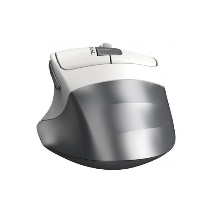 Мышь A4Tech Wireless FG35 Optical, 1000-2000 dpi, 6 buttons, Ergonomic, 1xAA, White/Silver, USB