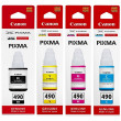 Чернила Canon Original GI-490 G1400/G3400 345ml (4 цвета)