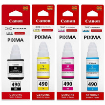 Чернила Canon Original GI-490 G1400/G3400 345ml (4 цвета)