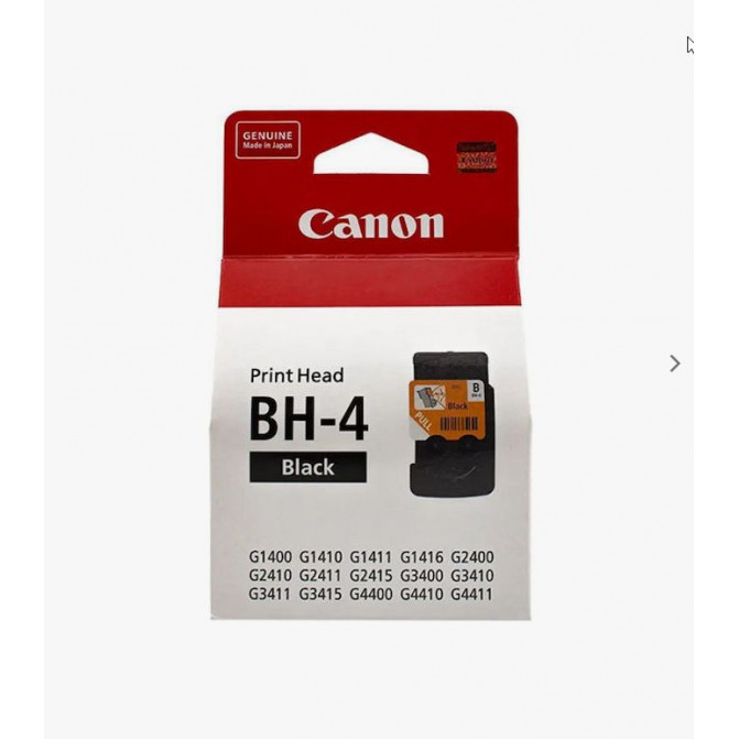 Печатающая головка Canon Black Pixma BH-4 G1400/G1411/G4400/G4410/G3410/G3400/G3411/G2400/G2410/G2411/G2415/G2416 (QY6-8002) CA91