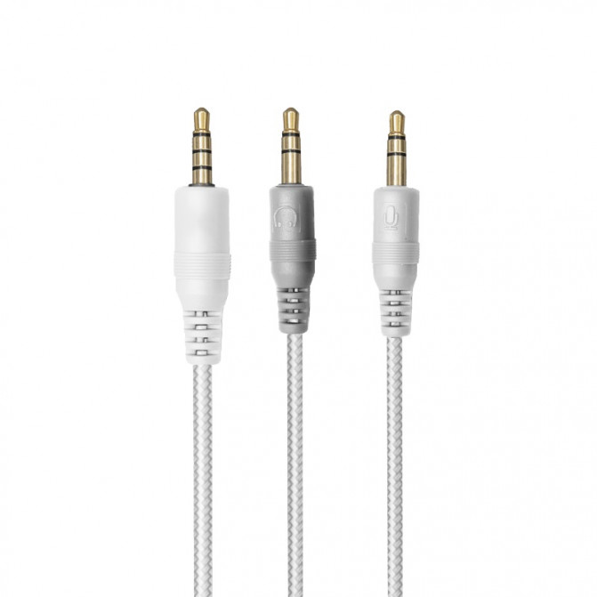Căști Trust GXT 322W CARUS, de gaming cu microfon, White