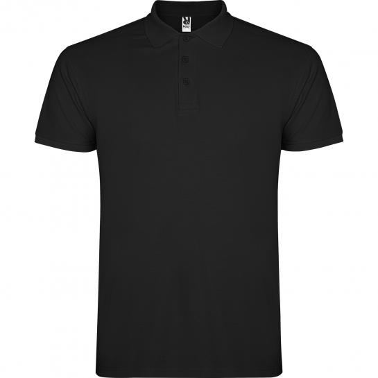 Мужская футболка Roly Polo Star 200 Black 2XL