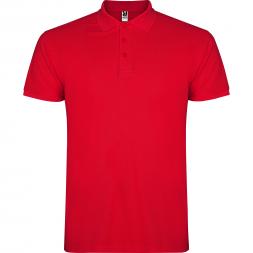 Мужская футболка Roly Polo Star 200 Red 2XL
