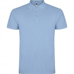 Tricou pentru bărbați Roly Polo Star 200 Sky Blue 2XL