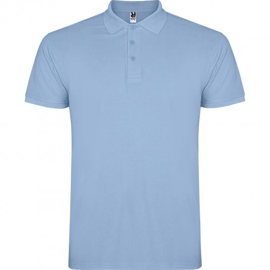 Tricou pentru bărbați Roly Polo Star 200 Sky Blue 2XL