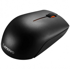 Mouse Lenovo 300 USB - WW, Cu fir, Negru