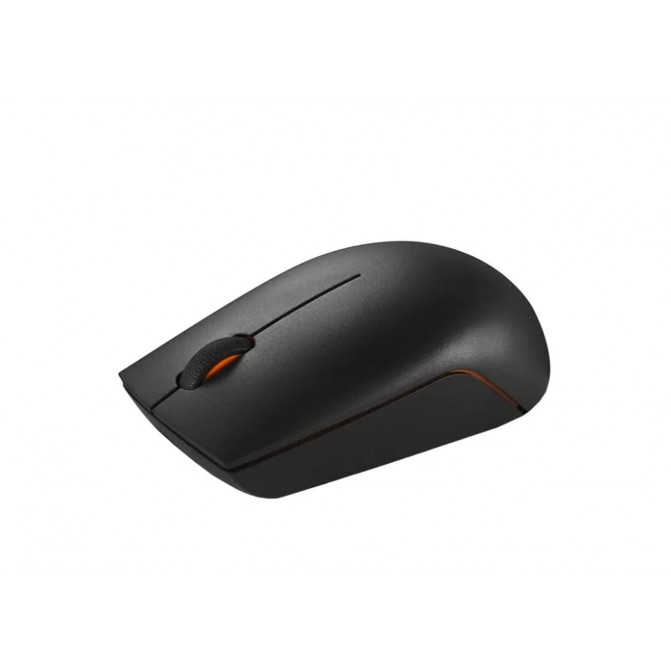 Мышь Lenovo 300 Compact, Беспроводное, Чёрный
