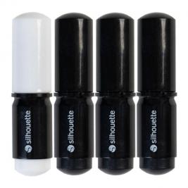 Set de stilouri pentru plottere Silhouette Black & White SILH-PEN-BLK-3T-B