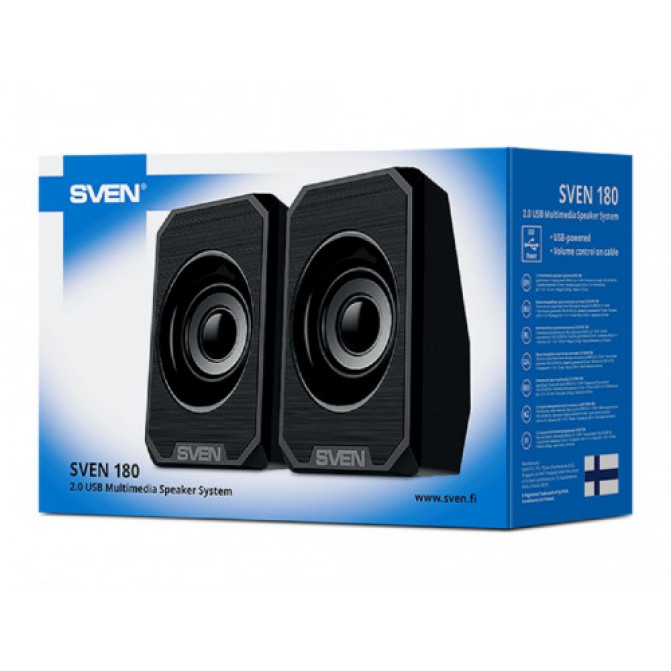 Boxe SVEN 180 Black, 6w, USB power