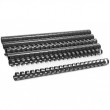 Arc din plastic pentru îndosariere d=16mm 100 buc Black