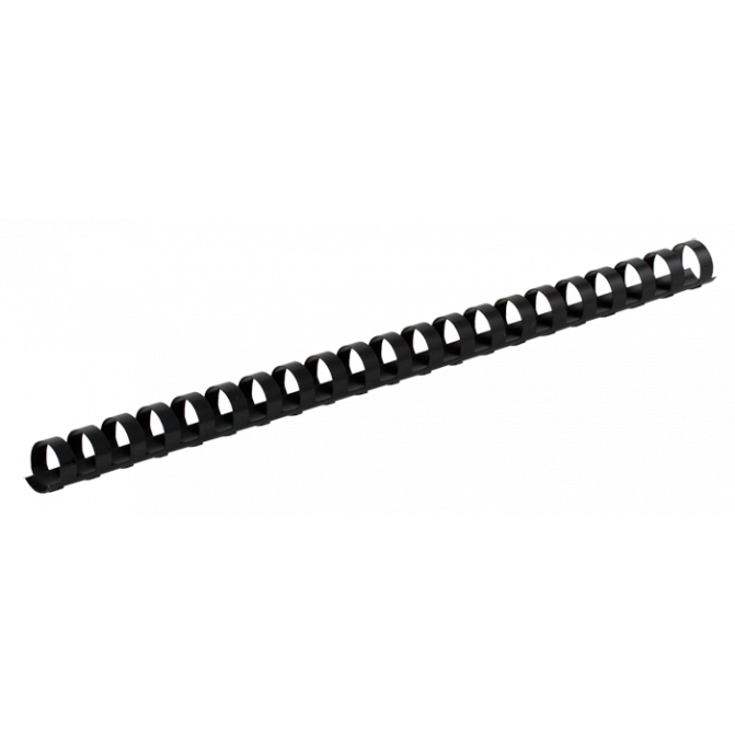 Arc din plastic pentru îndosariere d=16mm 100 buc Black