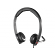 Căști Logitech Business Headset H650e Stereo, cu microfon, USB, black