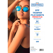 Pelicula PET Premium Plus pentru DTF А4 (210*297mm) 100folii 75 microni