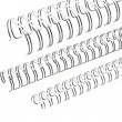Arc metalic d=7.9mm 100 buc White