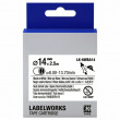 Картридж с лентой Label Epson Heat Shrink Tube LK-6WBA14/BLK-6WBA14(BU14S) Black/White 14mm*2,5m Prospect
