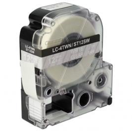 Cartuş Label Epson LK-4TWN/LC-4TWN(SR12SW) Transparent White/Clear 12mm*8m Prospect