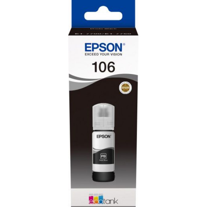 Cerneala Epson Original C13T00R140 (106) L7160/L7180 Photo Black