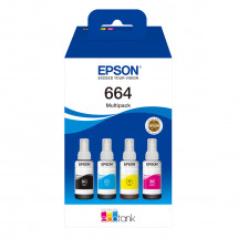 Cerneala Epson Original 664 ECOTANK  (4 culori)