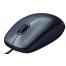 Mouse Logitech M90, Cu fir, Negru