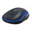 Mouse Logitech Wireless M185 Blue, Fara fir, Negru - Albastru