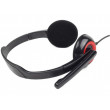 Căști Gembird MHS-002 cu microfon și control de volum, StereoBlack