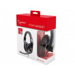 Căști Gembird MHS-001 cu microfon și control de volum, Glossy Black