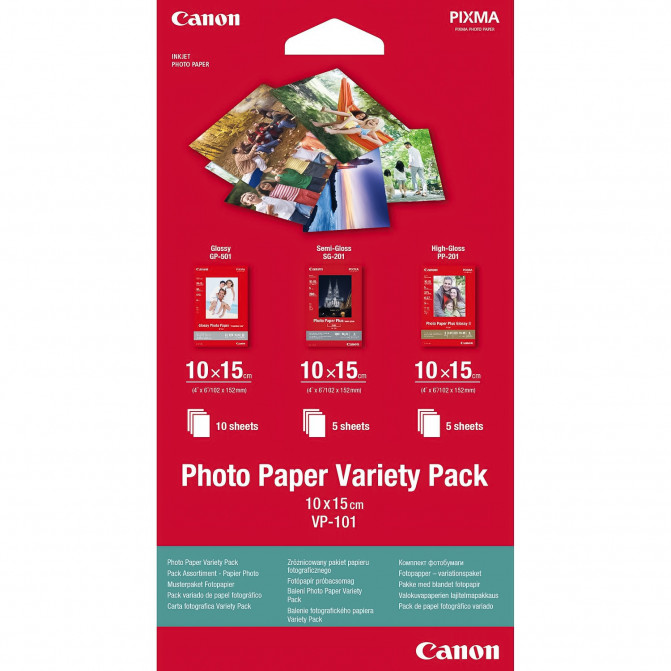 Фотобумага Canon VP101 (100x150 mm)  20 листов 0775B078