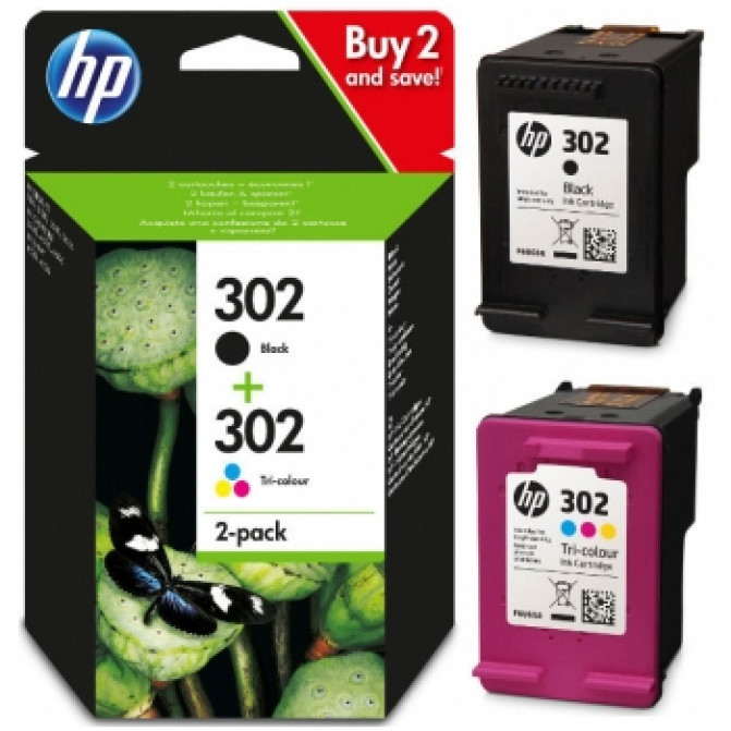 Картридж струйный HP №302 (X4D37AE)TwinPack Original