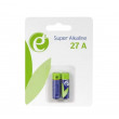 Baterie Energenie Alkaline 27A "EG-BA-27A-01" 12V Blister*2, (LRV08, 8LR23), Dim. mm7.7, height 27.6