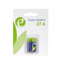 Baterie Energenie Alkaline 27A "EG-BA-27A-01" 12V Blister*2, (LRV08, 8LR23), Dim. mm7.7, height 27.6