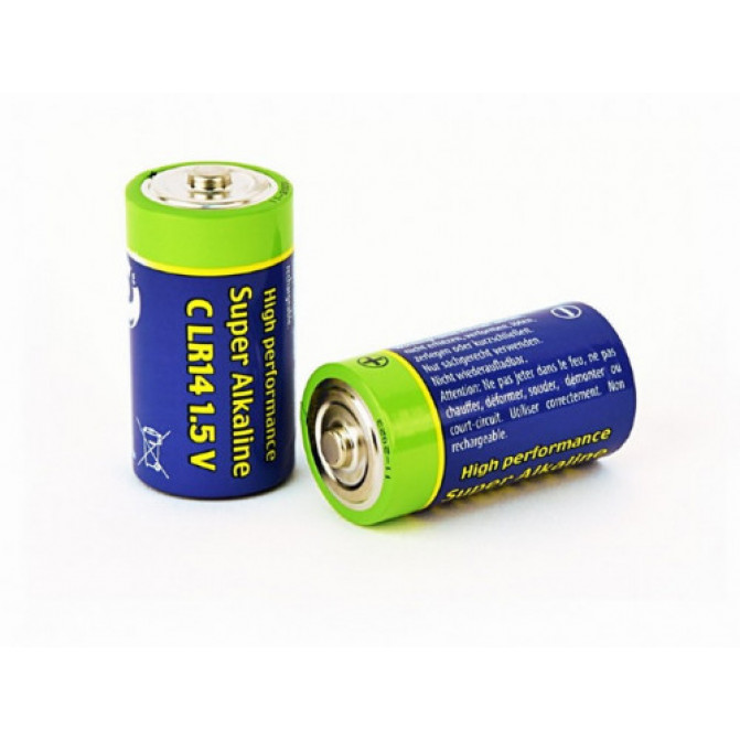 Батарейки Energenie Alkaline"EG-BA-LR14-01" 1.5V Blister*2