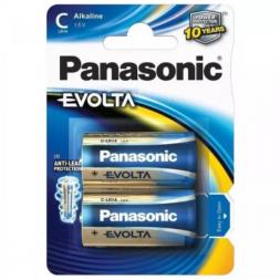 Baterii Panasonic Alkaline EVOLTA 1.5V, Blister*2, LR14EGE/2BP