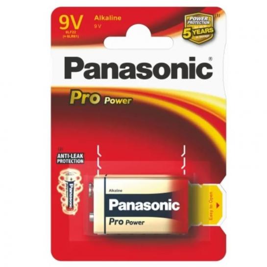 Baterii Panasonic Alkaline Crona 9V PRO Power  Blister*1