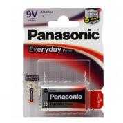 Baterii Panasonic Alkaline Crona 9V EVERYDAY Power Blister*1