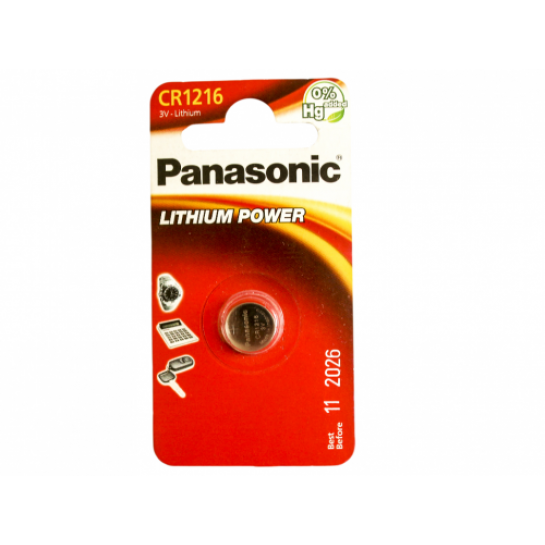 Baterii Panasonic CR1216, Blister*1 CR-1216EL/1B