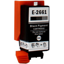 Картридж струйный Epson T266 (C13T26614010) Workforce WF-100W Black Imagine 