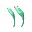 Кабель USB - Lightning, 3A, 1m, Tellur green TLL155398