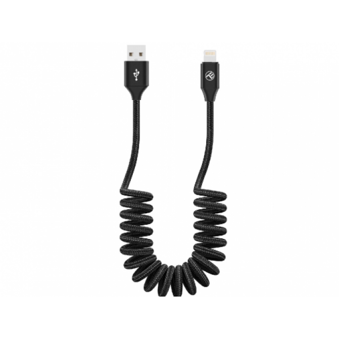 Кабель USB - Lightning, 3A, 1.8m, EXTENDABLE Tellur Black  TLL155396