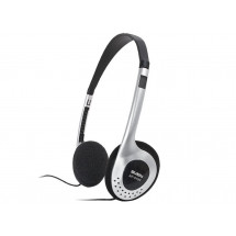 Căști SVEN AP-010V, cu control de volum, 2.0m, Black/Silver