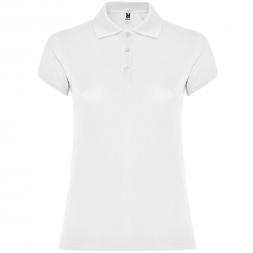 Женская футболка Roly Polo Star Woman 200 White S 