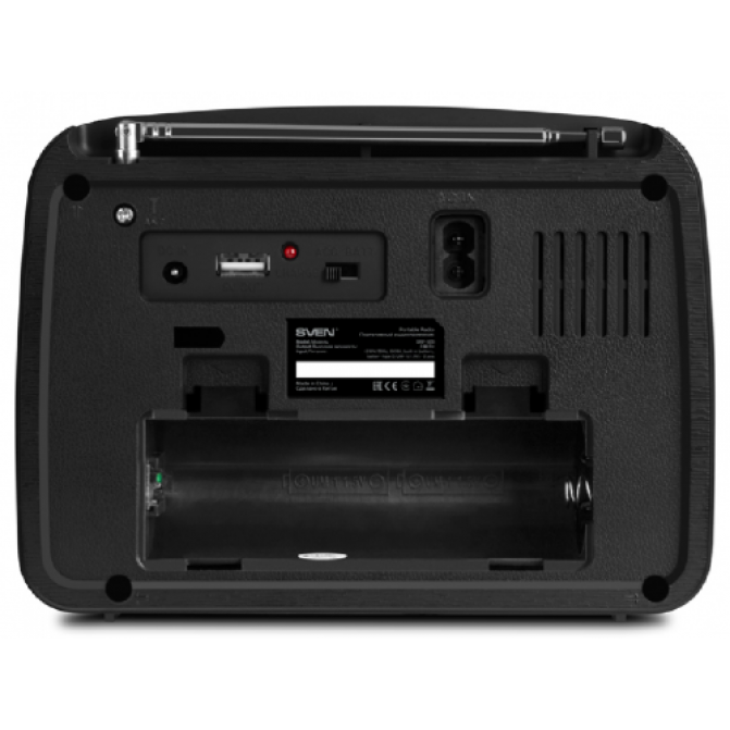 Boxe SVEN SRP-555 Black-Silver, FM/AM/SW Radio, 3W RMS