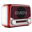 Колонки SVEN SRP-525 Red, FM/AM/SW Radio, 3W RMS