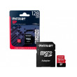 Карта памяти 128GB microSD Class10 UHS-I A1 (V30) + SD adapter  Patriot LX Series microSD, Read: 90Mb/s, Write: 80Mb/s