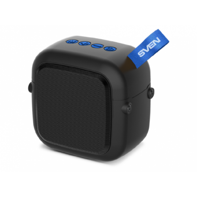 Boxe SVEN PS-48 Black, Bluetooth, 5W, TWS, Bluetooth, FM, USB, microSD, 500mA*h